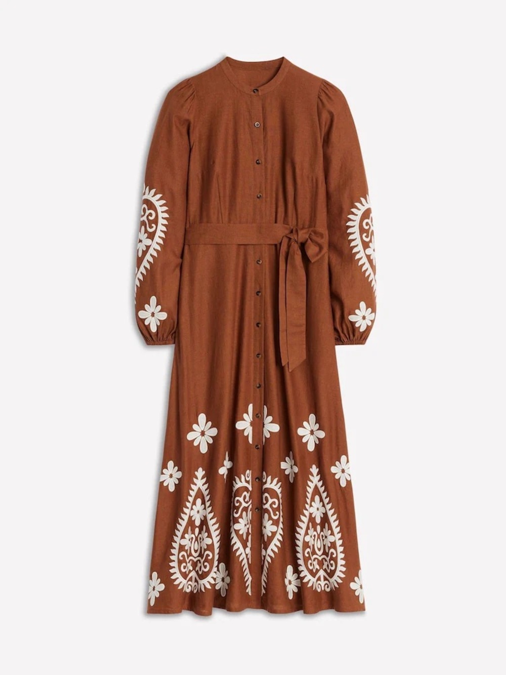 Boden Mae Linen Blend Shirt Dress - Picture 8 of 16